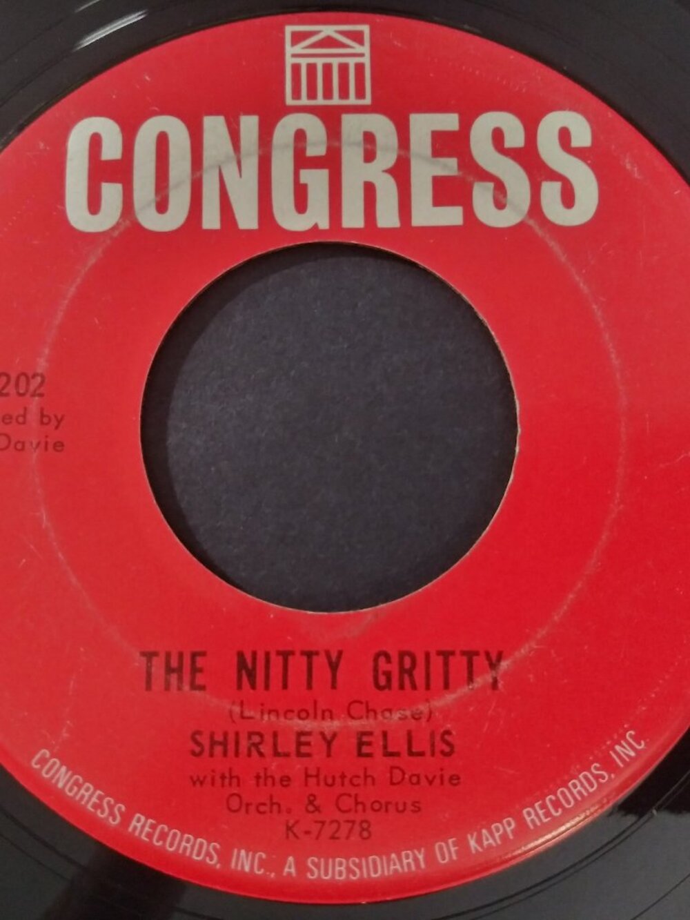 Shirley Ellis – The Nitty Gritty & Give Me A List VG 45RPM Congress Record 1963